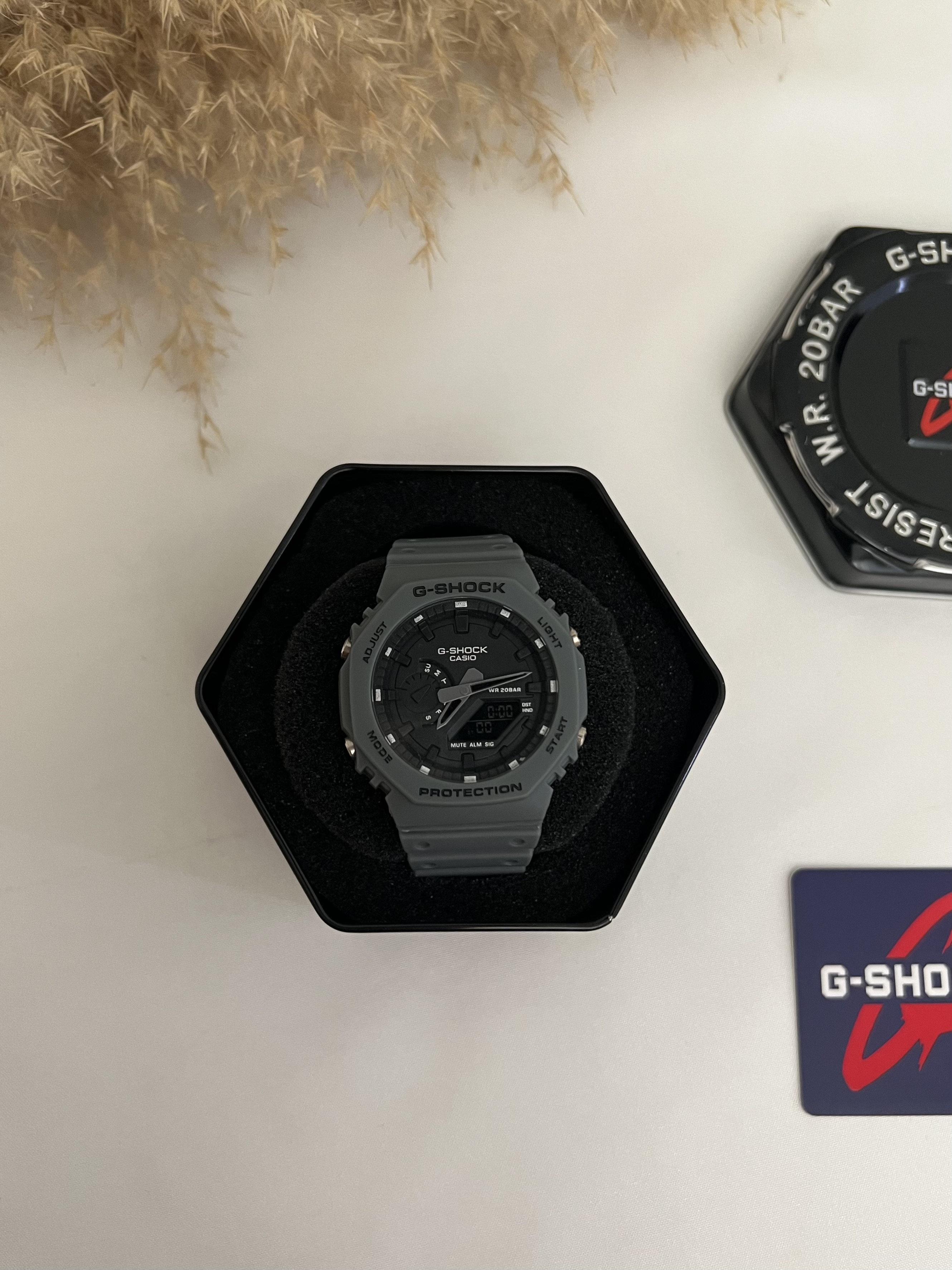 ساعت مردانه جی شاک مدل GA-2100 / طوسی