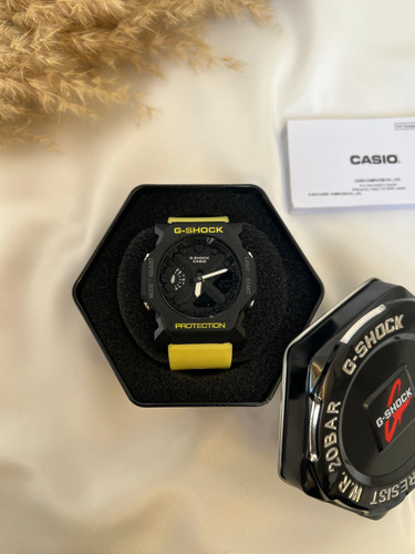 ساعت مردانه جی شاک مدل GA-2300/زرد